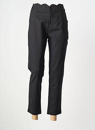 Pantalon 7/8 stretch taille normale noir CHIC & JEUNE femme