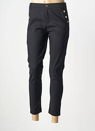Pantalon 7/8 stretch taille normale noir CHIC & JEUNE femme