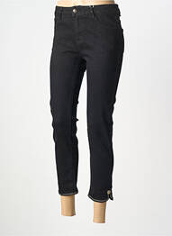 Pantalon 7/8 stretch taille normale noir ONADO femme