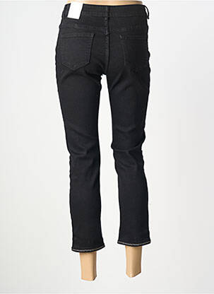 Pantalon 7/8 stretch taille normale noir ONADO femme