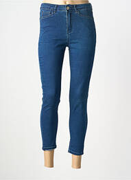 Jeans coupe slim stretch taille normale bleu I.QUING femme