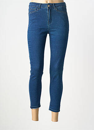 Jeans coupe slim stretch taille normale bleu I.QUING femme