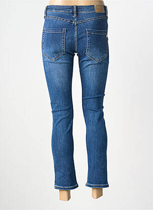 Jeans coupe slim stretch taille normale bleu PLACE DU JOUR femme