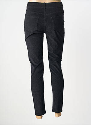 Pantalon slim stretch taille normale noir SARAH JOHN femme