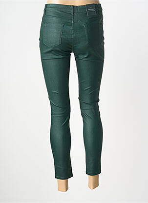 Pantalon 7/8 stretch taille normale vert NINA CARTER femme