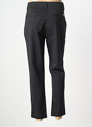 Pantalon slim tissage popeline taille normale noir CHIC & JEUNE femme