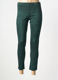 Legging tissage suedine taille normale vert QUINZE HEURES TRENTE femme