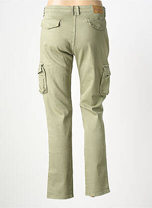 Pantalon slim stretch taille normale vert PLACE DU JOUR femme
