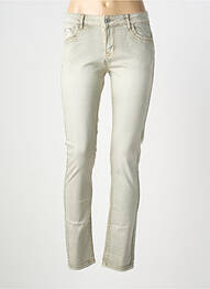 Pantalon slim stretch taille normale gris ONADO femme