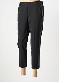 Pantalon 7/8 stretch taille normale noir CHARMING GIRL femme