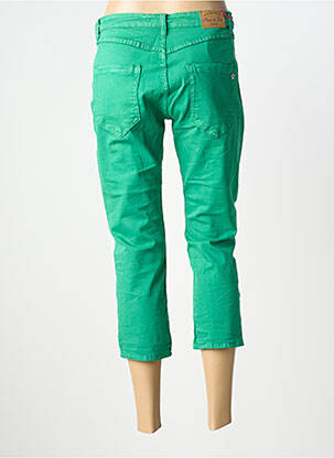 Pantacourt stretch taille normale vert PLACE DU JOUR femme