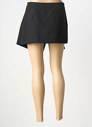 Jupe courte coupe droite noir LUMINA femme