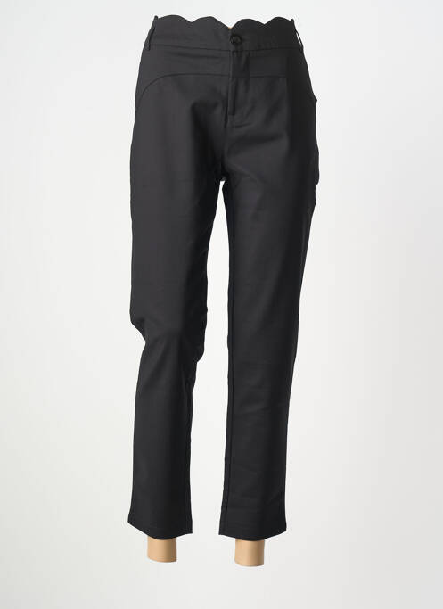 Pantalon 7/8 stretch taille normale noir CHIC & JEUNE femme