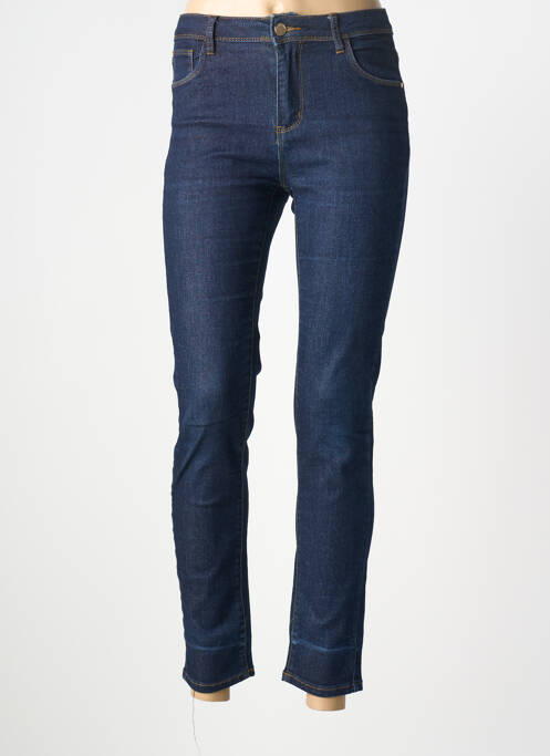 Jeans coupe slim slim taille normale bleu SARAH JOHN femme