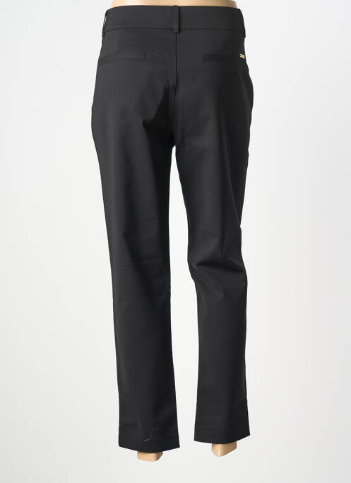Pantalon slim tissage popeline taille normale noir CHIC & JEUNE femme