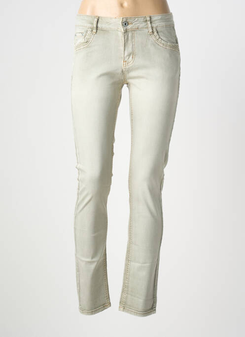 Pantalon slim stretch taille normale gris ONADO femme