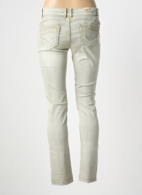 Pantalon slim stretch taille normale gris ONADO femme