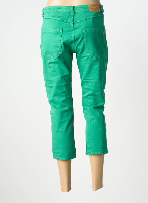 Pantacourt stretch taille normale vert PLACE DU JOUR femme