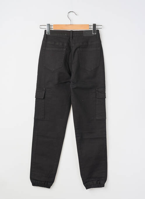 Pantalon cargo poches taille normale noir NINA CARTER femme