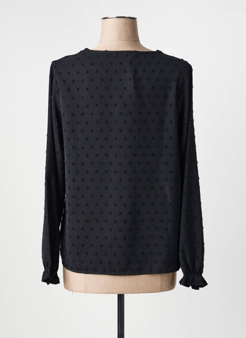 Blouse manches longues manches longues noir M & G MONOGRAM femme