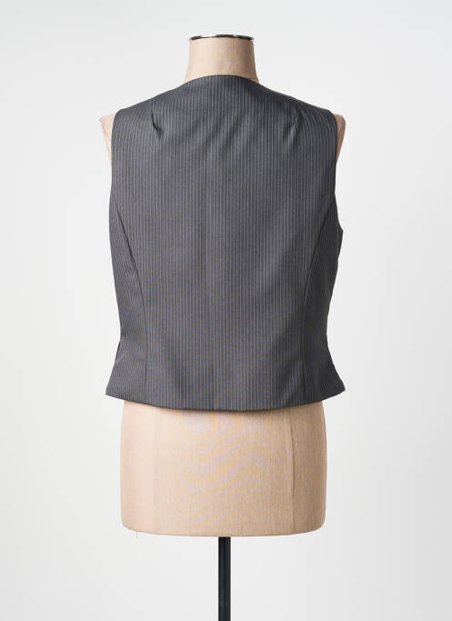 Gilet sans manche coupe cintrée gris JCL femme