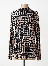 Top tissage jersey manches longues noir JOSEPH RIBKOFF femme