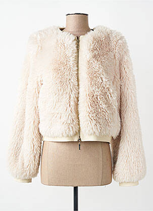 Veste casual col rond beige MARC CAIN femme
