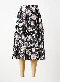 Jupe mi-longue taille normale noir TARA JARMON femme