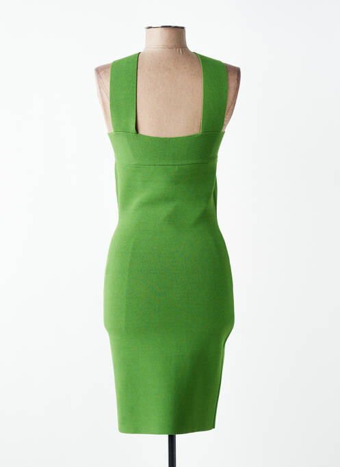 Robe mi-longue sans manche sans manche vert TARA JARMON femme