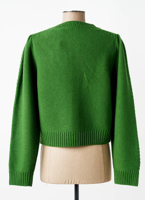 Gilet manches longues stretch vert TARA JARMON femme
