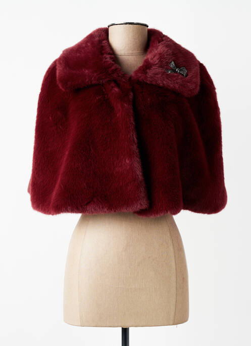 Boléro effet matière satinée rouge JOSEPH RIBKOFF femme