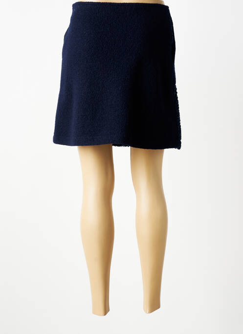 Jupe courte taille normale bleu TRICOT CHIC femme