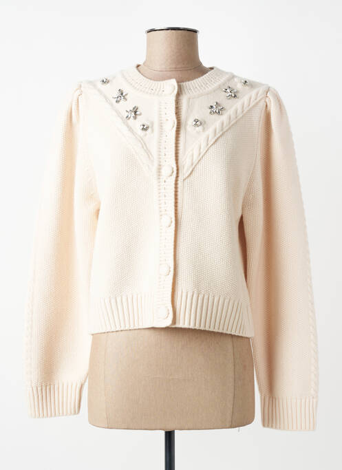 Veste casual col rond rose TARA JARMON femme