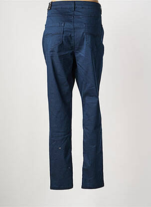 Pantalon droit stretch taille normale bleu JENSEN femme
