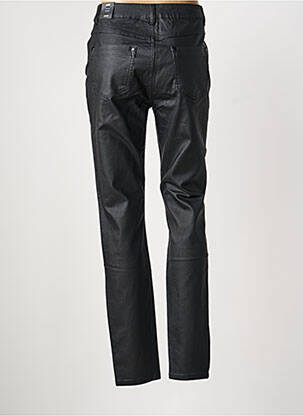 Pantalon slim tissage enduit taille normale noir JENSEN femme