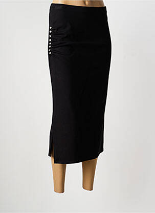 Jupe longue taille normale noir EMA BLUE'S femme