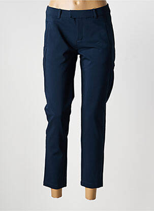 Pantalon 7/8 stretch taille normale bleu JENSEN femme