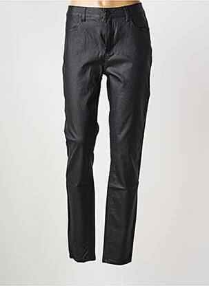 Pantalon slim tissage enduit taille normale noir JENSEN femme