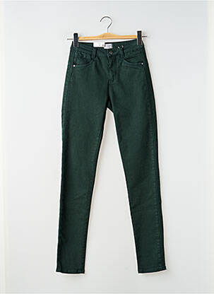 Pantalon slim stretch taille normale vert C'EST BEAU LA VIE femme