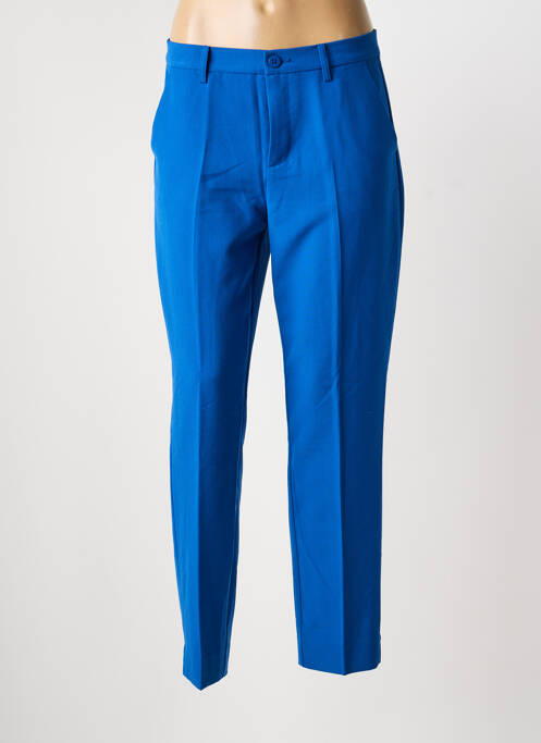 Pantalon droit stretch taille normale bleu JENSEN femme