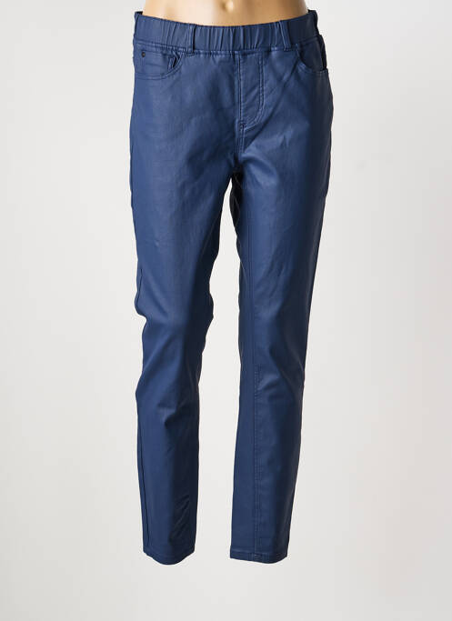 Pantalon slim taille élastique taille normale bleu CISO femme