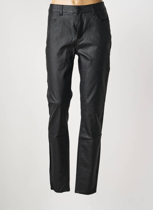 Pantalon slim tissage enduit taille normale noir JENSEN femme