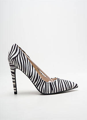 Escarpins bout pointu talon haut de 10cm et plus blanc IDEAL SHOES femme