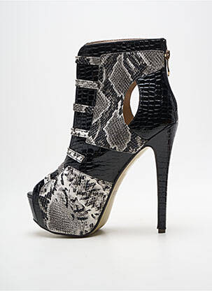 Sandales/nu pieds talon aiguille talon haut de 10cm et plus noir SERGIO TODZI femme