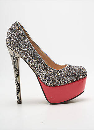 Escarpins talon aiguille talon haut de 10cm et plus rose SERGIO TODZI femme