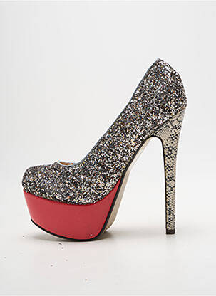 Escarpins talon aiguille talon haut de 10cm et plus rose SERGIO TODZI femme
