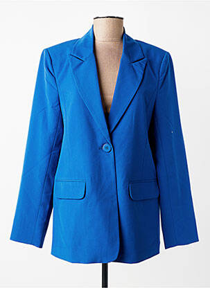 Blazer finition intérieure doublée bleu JENSEN femme