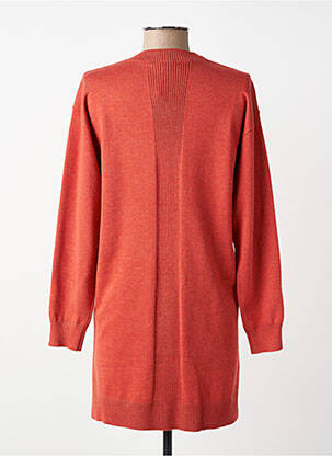 Pull tunique manches longues manches longues orange JENSEN femme