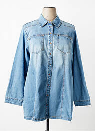 Veste casual coupe droite bleu CISO femme