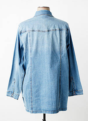 Veste casual coupe droite bleu CISO femme